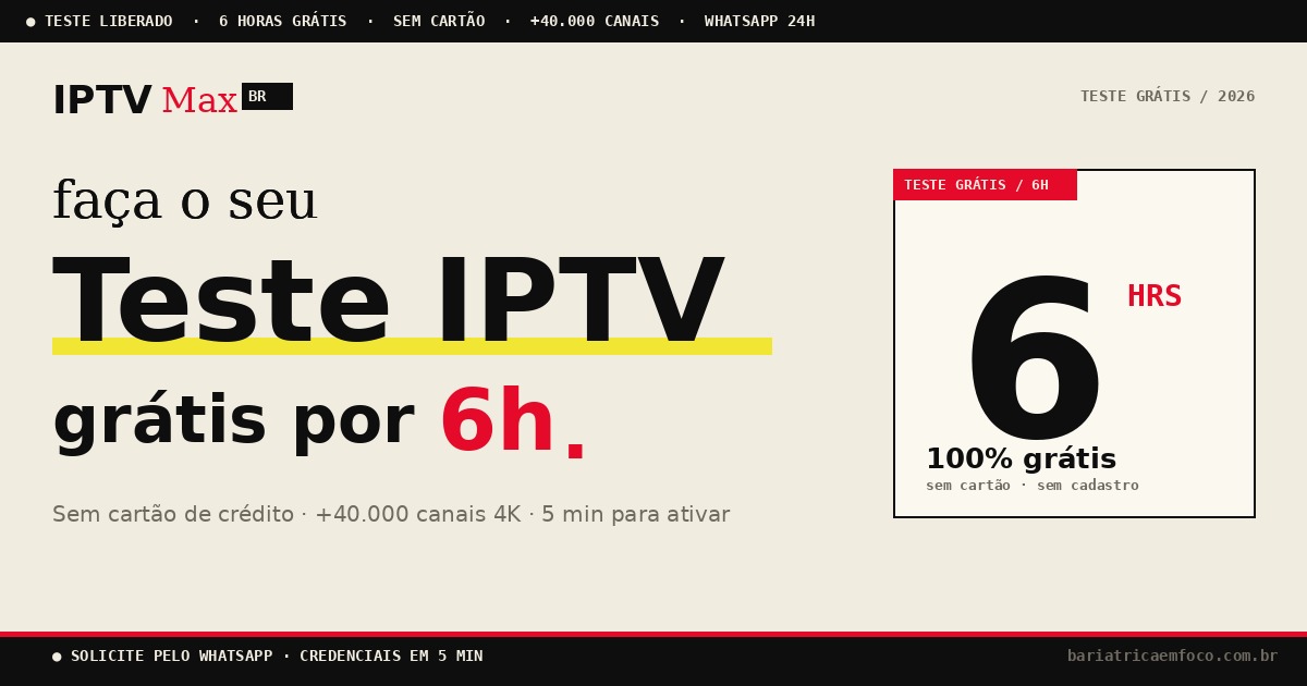IPTV com Canais ao Vivo: Quais Estão Disponíveis em 2026